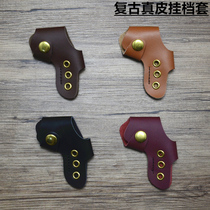 Retro motorcycle modification accessories gear gear sleeve Xinyuan stick Wang Harley leather gear leather shoe protective cover