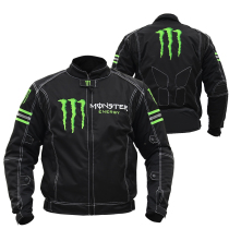 Four seasons motorcycle riding suit Mens suit Street car racing suit Kawasaki claw windproof warm motorcycle fallproof black