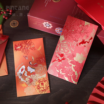  Red envelope Chinese New Year Chinese style retro red packet personality creativity 2021 New Year cow pressure money bronzing wedding