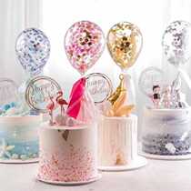Sequin balloon cake decoration insert (full 38)7 1