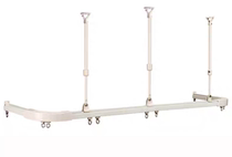 Beauty Yard Partition High Altitude Suspension Suspension Boom L Type U Type Guide Rail Bendable Curtain Rail Slide Rail