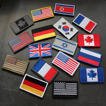 National Flag Embroidery Magic Sticker American Flag Russian Arm Badge German Morale Badge Badge of Ukraine Badge