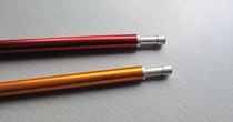 Tent Accessories Aluminum Alloy Tent Aluminum Rod Buckle Head Protruding Head Gas Eyewall Choke Plug Aluminum Head 9 5MM Aluminum Bar Apply