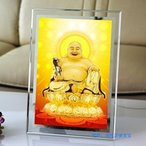 Custom Maitreya Buddha Bodhisattva portrait 019 Photo paper printing double-sided plastic Buddha statue painting Buddha Bodhisattva photo frame table