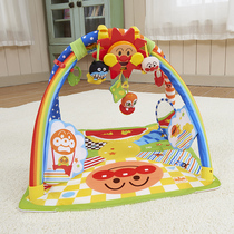 Japanese imported Breadman baby fitness machine 0~1 year old childrens music fitness frame toy game blanket