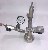 Bucket wine dispenser plate wine dispenser isobaric filling device controlled pressure belt instrument with pressure relief valve