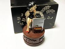 Overseas Music◇Antique 1998 Limited edition collection Original cartoon character Music box lighter