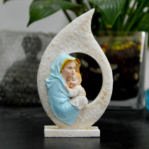 Holy Art Virgin Embrace Jesus Resin Small Ornament 12 5cm