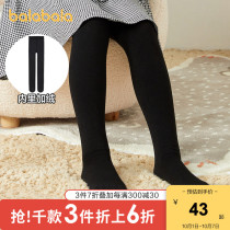 Balabala childrens pantyhose girl bottomed stockings children thick and velvet warm and comfortable elastic tide