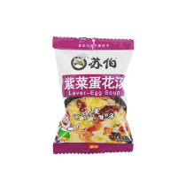 Subo instant seaweed egg soup 6g*100 packets takeaway with rice soup Instant soup brewing instant packets