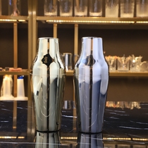 Stainless steel French two-section shaker two-piece stainless steel snow kettle shaker