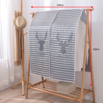 Dust cloth dust cloth household floor hanger dust cover hanging bag clothes dust cover transparent clothes dust cover