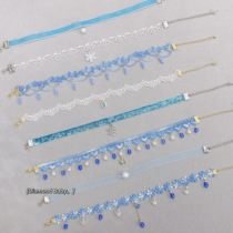 Frozen children necklace girl choker snowflake choker children neck chain Aisha Princess neckband