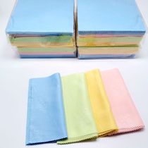 Reading glasses sun glasses wipe cloth fine fiber cloth disposable mobile computer four color cloth