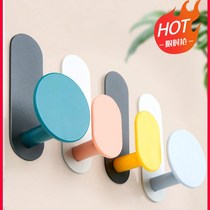 Punch-free clothes adhesive hook strong adhesive door rear hanging hanger Wall non-marking hook wall hanging load-bearing wall clothes hook