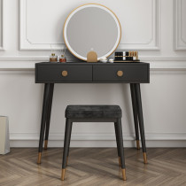 Nordic dresser net celebrity ins wind small apartment makeup table Bedroom modern simple light luxury makeup table with lamp