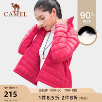 Camel sports down jacket mens winter cotton coat mens down jacket short slim cotton jacket casual coat women