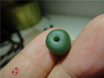 Krobo hand pinch green old glazed beads Buddha beads multi-treasure string beads with beads bucket beads old beads 119
