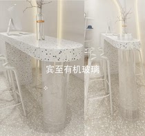 High transparent plexiglass observation window acrylic spray tower diameter 700mm wall thickness 2 meters 3 meters flange interface