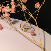 Dai Mu jewelry Six Star Diamond necklace for girlfriend birthday gift fashion small luxury Shanghai physical store