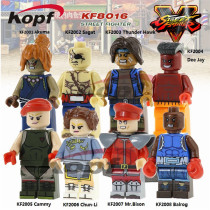 Kefeng building block KF8016 arcade Street Fighter game upgraded version of Street Fighter 2 assembly man