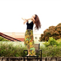 Ji Xiaobai original belly dance new practice suit Bohemian hip towel wrap dress suspender lace top 2020 new
