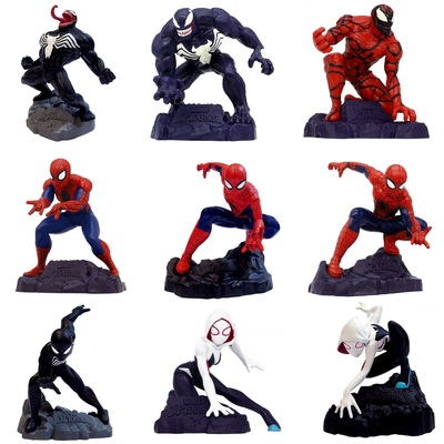 taobao agent Dumei Tomy Gacus Spider -Man Balances the Cosmic Black Spider Poisoning Massacre Scenario Model Model Little Statue