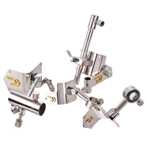 Dawa 2900 Fishing Case Accessories Fish Umbrella Stand Gun Stand Mount Three Sets 2500 Thickened Stainless Steel Four Pieces New