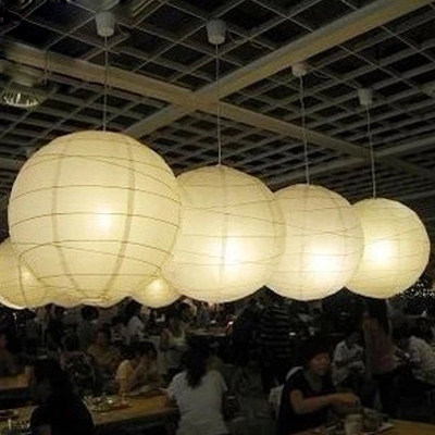 Spring Festival Nordic paper lanterns Japanese lanterns and wind-based Mid-Autumn Festival small hanging ancient wind chandeliers decorative paper lanterns