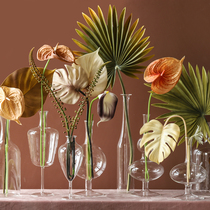 ins Nordic Wind Morandi Color light lavish back leaves Emulated Flowers Flower Arrangement Accessories Wedding Home Fake Flowers Green Plant