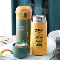 Thermos Cup portable direct drinking water cup kettle girls Boys anti-falling children primary school students go to school drinking cups