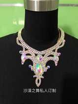 Latin dance belly dance performance necklace customized according to requirements can be designed durable and will not break