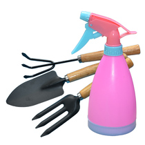 Gardening tools collection small watering can sprayer iron shovel three-piece set of fertilizer planting flower nutrient soil