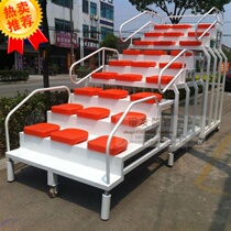 Grandstand Track and field field Mobile telescopic end referee table Timing table 27 seats 24 seats 21 seats 12 seats 18 seats