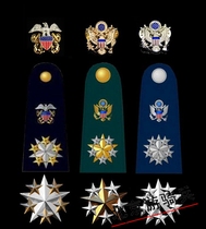 US six stars to rank metal badges Admiral Six Stars
