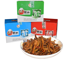 Hunan Lu Lu fish Zai Wild pepper small fish dried pickled pepper crispy boxed small package spicy fish snacks