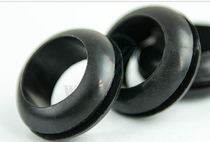 Double-sided protective coil rubber ring protective ring sealing ring passing coil protective wire sleeve outlet ring black inner diameter 14mm