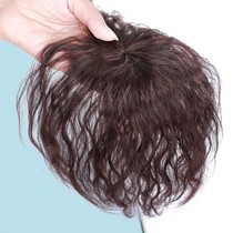 2021 new hair replacement piece no trace white hair wig piece patch female light fluffy hair top reissue