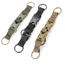 Outdoor backpack buckle multifunctional belt mountaineering buckle Hawkbill keychain safety buckle hanging ring quick release buckle