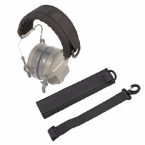 Outdoor headset canvas headband replacement headset protective cover CS tactical molle type universal headband leather case