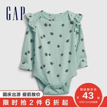(Brenner) Gap baby cotton long sleeve jumpsuit 731140 2021 autumn new childrens clothes