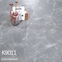 Large slab SPC stone plastic lock floor imitation marbled snap terrazzo cement gray PVC waterproof hotel surface