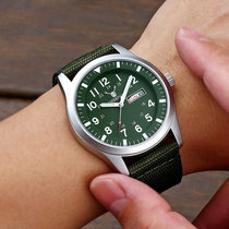 New luminous military fans Fashion Watches Mens trend sports quartz watch luminous waterproof mens watch nylon strap
