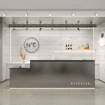 Clothing store simple modern bar cashier Hotel counter table decoration company beauty salon stainless steel reception desk