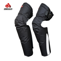 Motorcycle electric car winter riding kneecap male and female anti-fall and warm windproof and waterproof protective leg thickened with velvety glistening
