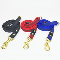 Nylon rubber particle non-slip leash belt medium and large canine Labrador golden retriever dog leash dog chain dog leash