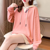 Spring Autumn Season Fashion Collision Color Fake two sets Lions Pregnant Clothing Pregnant pregnant womens clothing The long section of the blouses LOOSE BIG CODE WOMENS CLOTHING