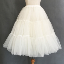 Lolita 60cm long support glass yarn organza petticoat skirt support daily support lolita skirt support can be worn alone
