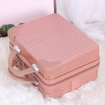 Hand box small suitcase female cute cosmetic case 14 inch small light 16 inch suitcase mini storage bag