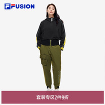 FILA FUSION Fairtide Cards 2022 Spring New Sports Suit Womens Tide Cards Fashion Jacket Long Pants Women